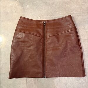 ASTR Leather Skirt | S